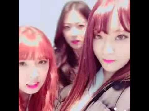 150211 나인뮤지스 경리 인스타그램 with. 혜미, 민하