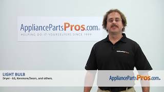 How to: LG/Kenmore Light Bulb 6913EL3001E