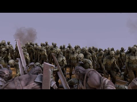30000 Zombies VS 21000 Orcs. Ultimate Epic Battle Simulator 2 or UEBS2.