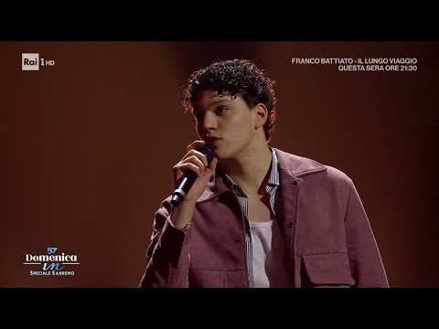 Nicolò Filippucci canta "Laguna" - Domenica In Speciale Sanremo 2026
