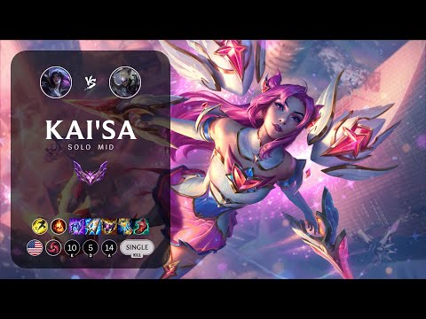 Kai'Sa Mid vs Diana - NA Master Patch 12.21