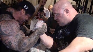 RICH PIANA ARM WRESTLING SCOT MENDELSON - ARMS WILL BE BROKEN AT THE LA EXPO