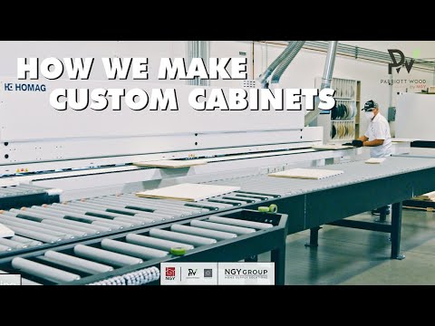 , title : 'Custom Cabinet Manufacturing Process - European Style Cabinets by Parriott Wood - Made in USA'