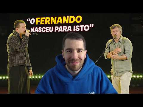 TJI REAGE A FERNANDO DANIEL E JOÃO PEDRO PAIS - "MENTIRA" AO VIVO