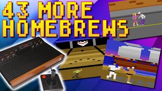 *43* Homebrews for Atari 2600! Episode 2!