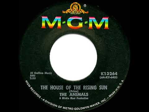 1964 HITS ARCHIVE: The House Of The Rising Sun - Animals (a #1 record--U.S. mono 45 single version)