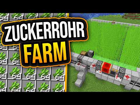 ZUCKERROHR FARM (TUTORIAL) ✨ Minecraft 1.21.10