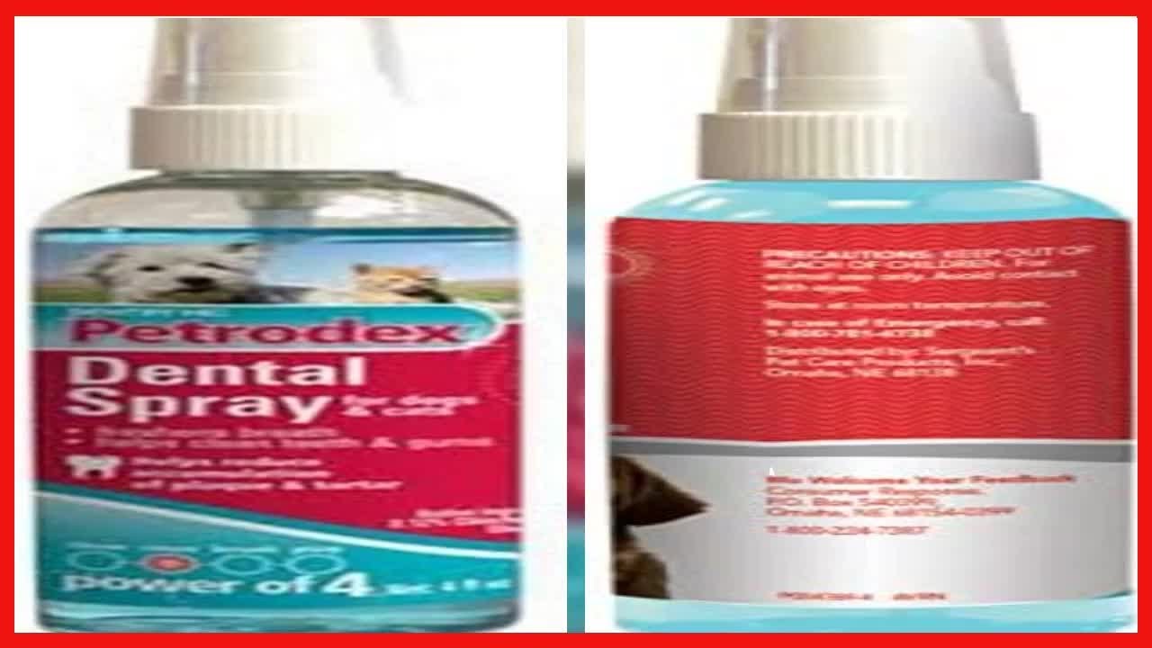 Petrodex Dental Spray for Dog and Cat, 4-Ounce