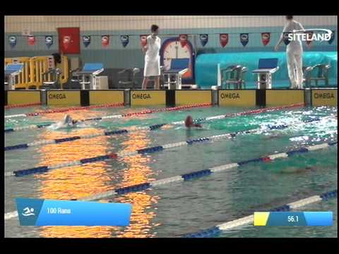 Serie 6 dei 100 Rana  Assoluti Femmine Master - Campionati Regionali Masters 2014 di Veneto e Friul
