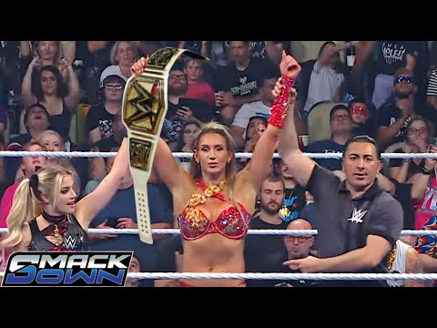 WWE SmackDown 28 November 2025 Charlotte Flair Wins WWE Women's Championship Jade Cargill Lose