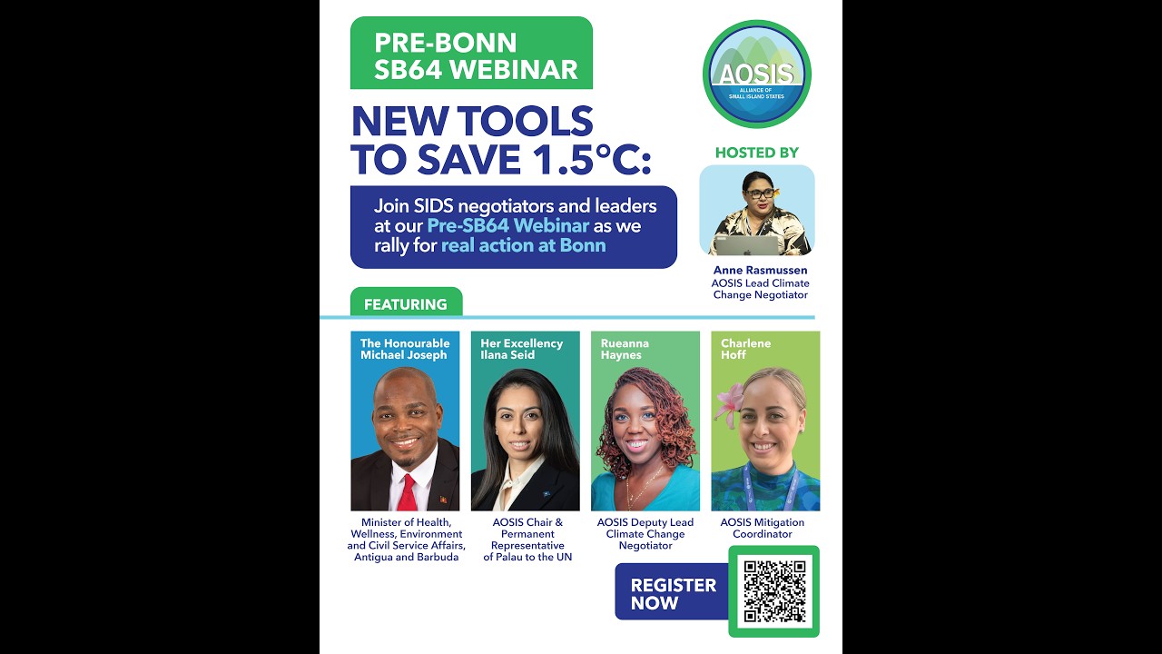 AOSIS Pre-Bonn SB64 Webinar