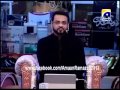 Aalam Aur Aalim In Amaan Ramazan With Aamir Liaquat 1st Sehri Part 1 11 July 2013