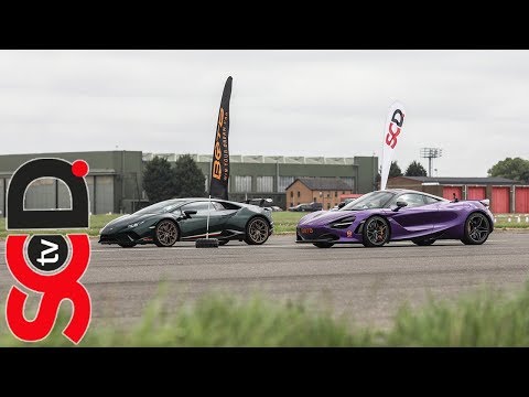 McLaren 720S v Huracan Performante - BOTB Drag Race | SCD Drag Races