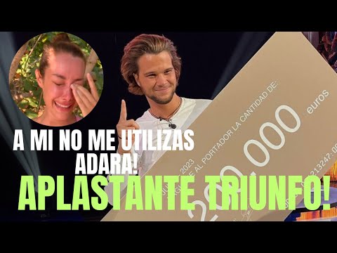 🔥TRIUNFO HISTÓRICO DE BOSCO GANA EL CHEQUE Y DEJA PÁLIDA A ADARA EN LA FINAL DE SUPERVIVIENTES 2023