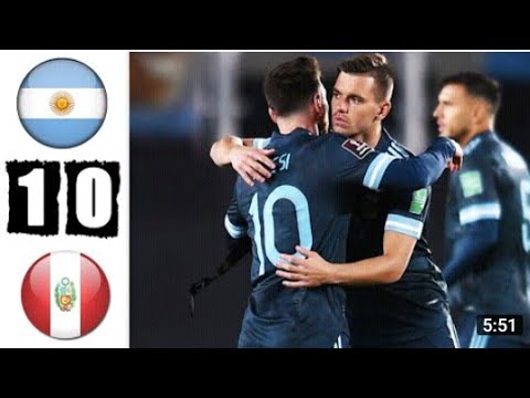 Argentina vs Peru all goal and highlights word cup conambol lautaro martinez goal