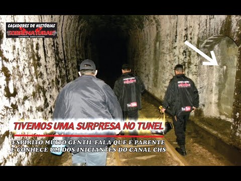 Espírito diz ser parente de integrante CHS - voltamos ao túnel abandonado.