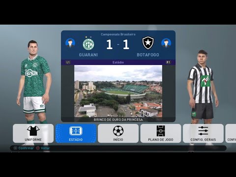 Brasileirão 2018 /  Guarani  1  x  1  Botafogo        / Grupo A  /  5ª Rodada   /  06.12