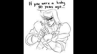 JoJo Comic Dub: "Big brain Joseph"