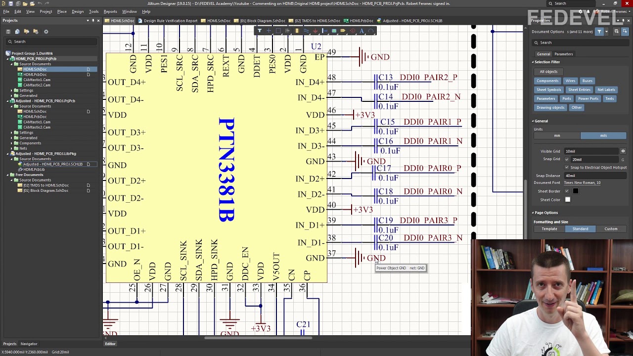 How to Draw Schematic & Tips to Improve Schematic  - Checking Pin Connections (Part 2)