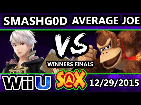 S@X 130 - Average Joe (Donkey Kong) Vs. HE | SmashG0D (Kirby, Robin) SSB4 WF - Smash Wii U - Smash 4