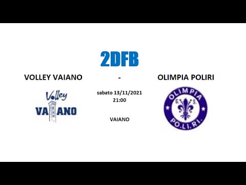 2DFB - VOLLEY VAIANO vs OLIMPIA POLIRI