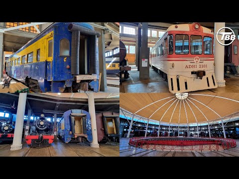 Recorriendo o Museu Ferroviário de Temuco