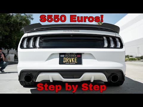 2015-2021 S550 Mustang Euro Tail Lights Install!