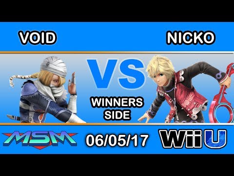 MSM 24 - CLG | VoiD (Sheik) Vs. FAD | Nicko (Shulk) Winners Side - Smash Wii U