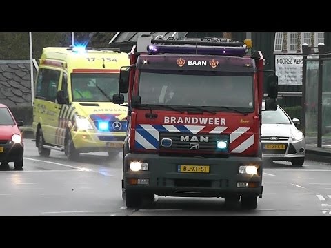 Hulpdiensten spoed naar en van reanimatie Rotterdam