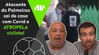 Luiz Adriano é detonado após sair com Covid-19 e atropelar ciclista