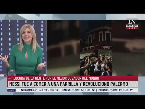 La familia Messi fue a come a una parrilla y revolucionó Palermo