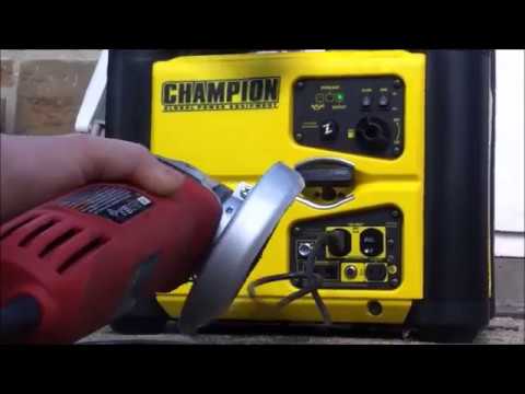 Champion 2000 Watt Inverter Generator. It is more quite than I expected