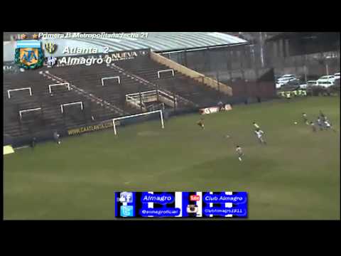 Resumen Atlanta 2 Almagro 0 fecha 21 B Metropolitana