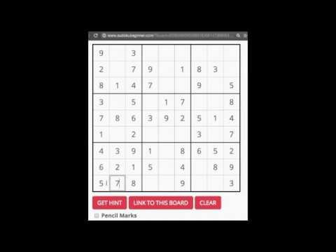 How to solve a moderate sudoku puzzle