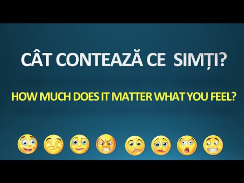 Valerian Jurjea | Cât contează ce simţi? | 31.05.2015