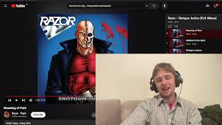 Razor - Meaning Of Pain Reaction &amp; First Listen