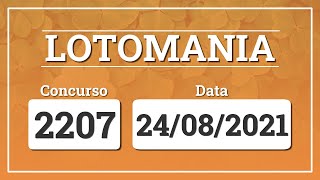 Capa de LOTOMANIA 2207