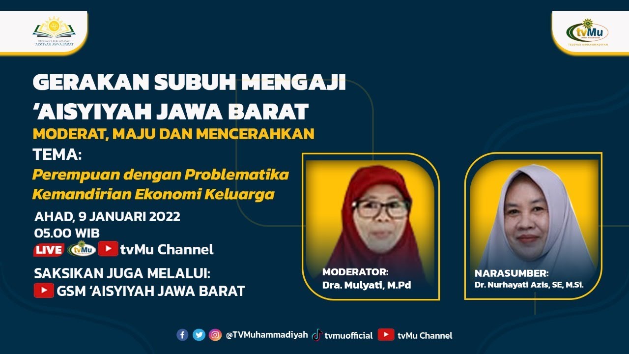 Perempuan Dengan Problematika Kemandirian Dalam Ekonomi Keluarga (Gerakan Subuh Mengaji #10)