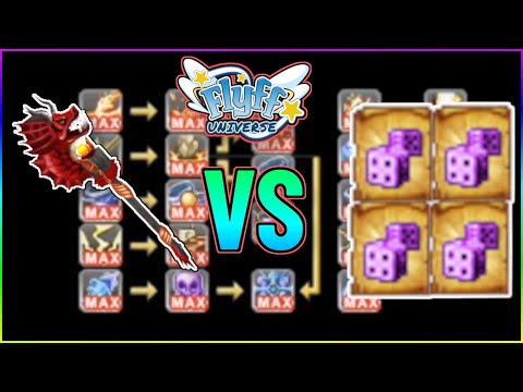 Flyff Universe - Bloody Staff vs Scroll of Weapon Bonus! Poison Cloud Skill Reroll