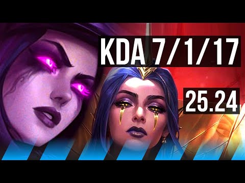 MORGANA vs LEBLANC (MID) | 7/1/17 | EUW Master | 25.24