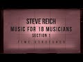 Steve Reich - Music for 18 Musicians Section I - time stretched