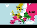 How To Say Star Comet Planet Moon Galaxy Space Universe In European Languages