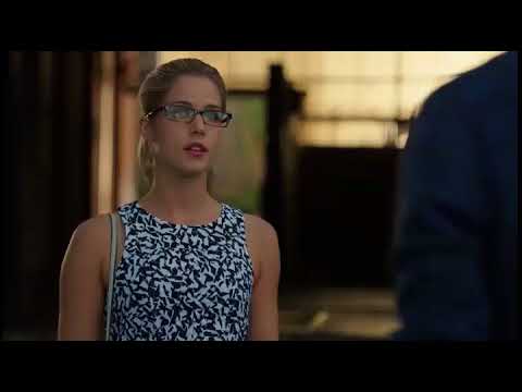 Arrow - S3 Ep20 : Oliver asks Felicity out on a date scene