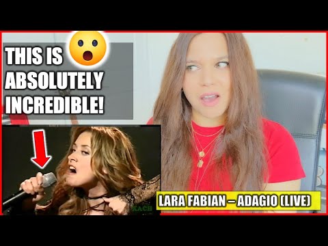Absolutely Incredible Performance by Lara Fabian | ADAGIO Reaction Video