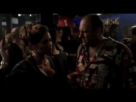 The Sopranos - Tony Runs Into Meadow At A Club