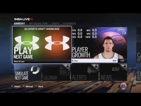 NBA Live 14 (PS4) - Creation Of Rising Star