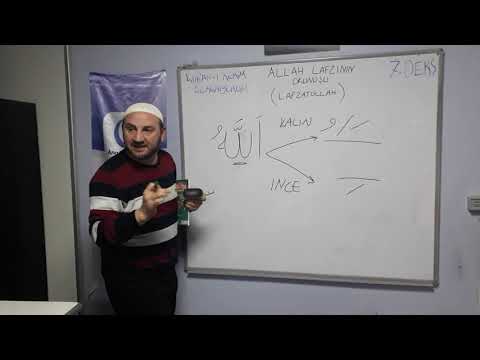 7.Ders: Allah Lafzının Okunuşu (LAFZATULLAH)-Kur'an-ı Kerim Öğreniyorum - Pratik ve Yavaş Anlatım