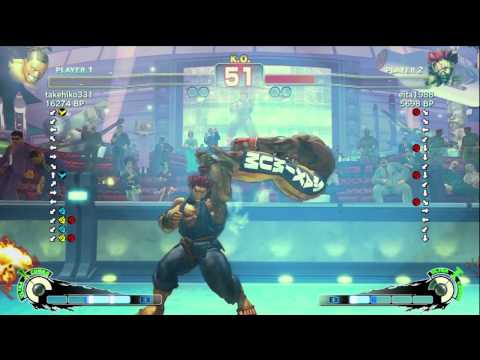 Eita [Akuma] vs Akimo [DeeJay] SSF4 Japanese Online Ranked Matches - TRUE-HD