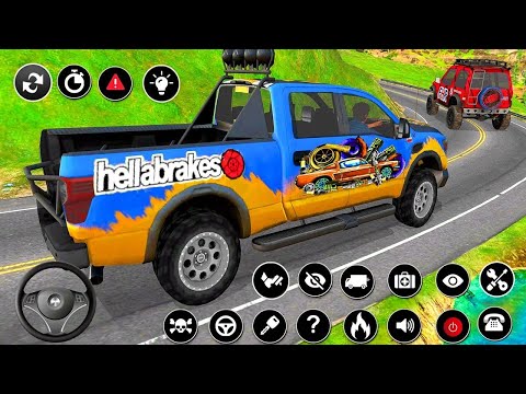 Luxury Jeep Hummer Mountain Driver - Offroad 6x6 Driving Adventure - Android GamePlay