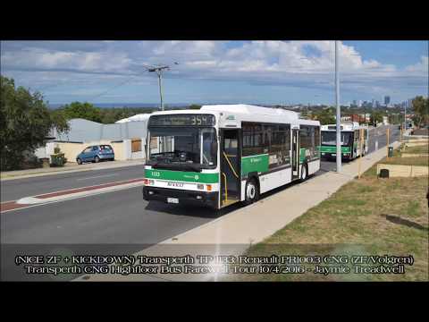 Nice ZF + Kickdown: Transperth TP 1133: Renault PR100.3 CNG (ZF/Volgren)